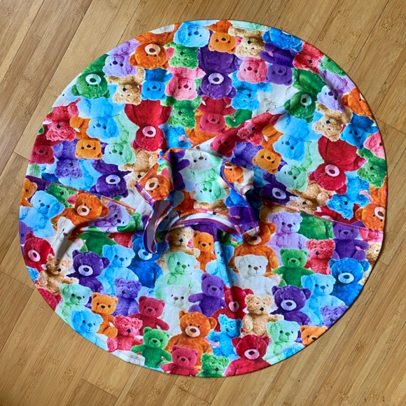 Children’s Place Colorful Teddy Bear Print Dress Kids Small (5/6) - Picture 5 of 9